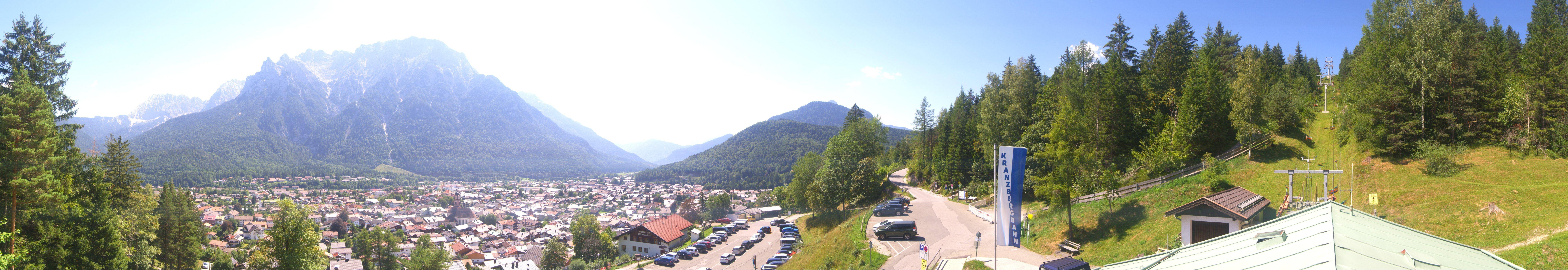 Archiv Foto Webcam Mittenwald Panoramablick