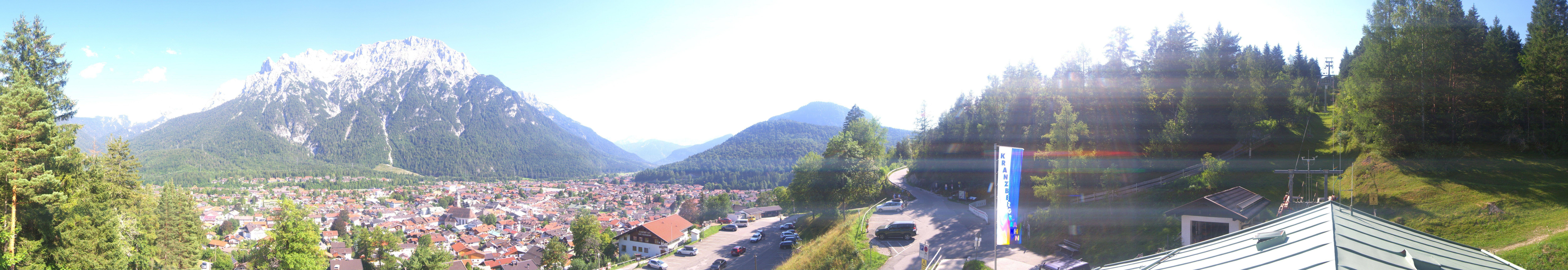 Archiv Foto Webcam Mittenwald Panoramablick