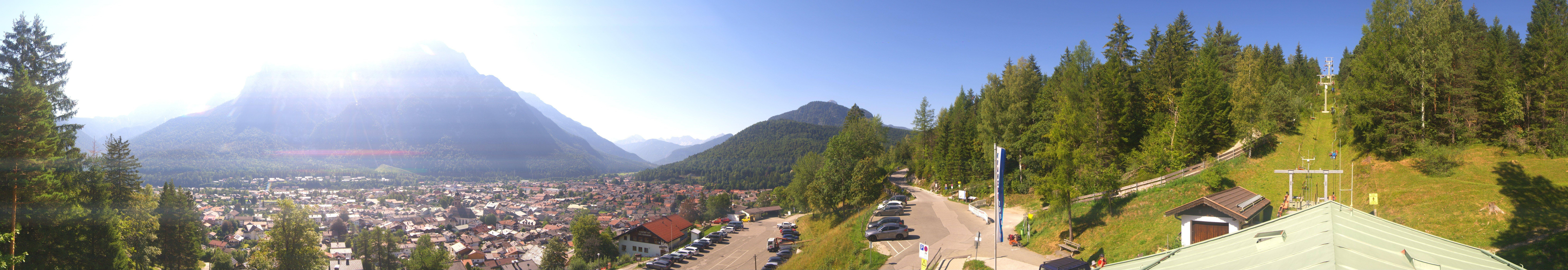 Archived image Webcam Mittenwald Panoramic view