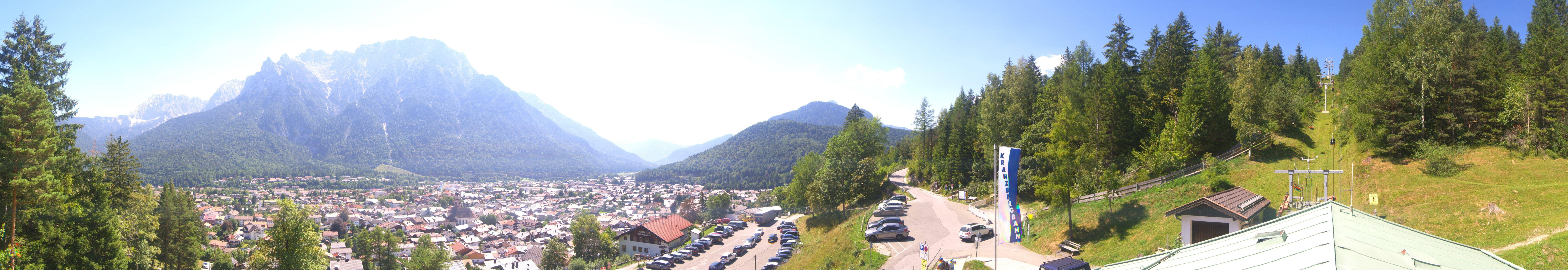Archived image Webcam Mittenwald Panoramic view