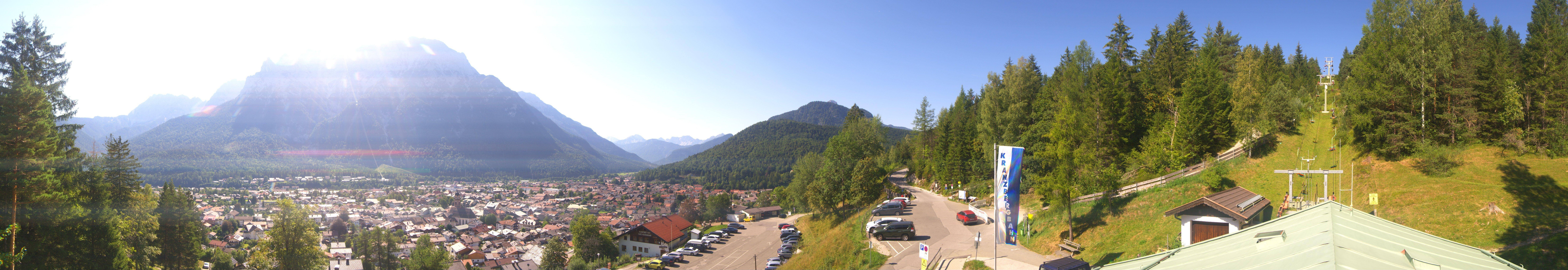 Archiv Foto Webcam Mittenwald Panoramablick