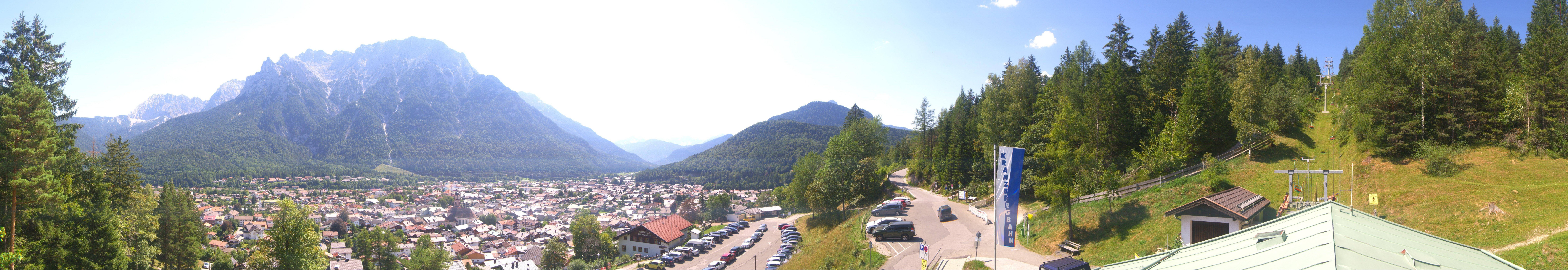 Archiv Foto Webcam Mittenwald Panoramablick
