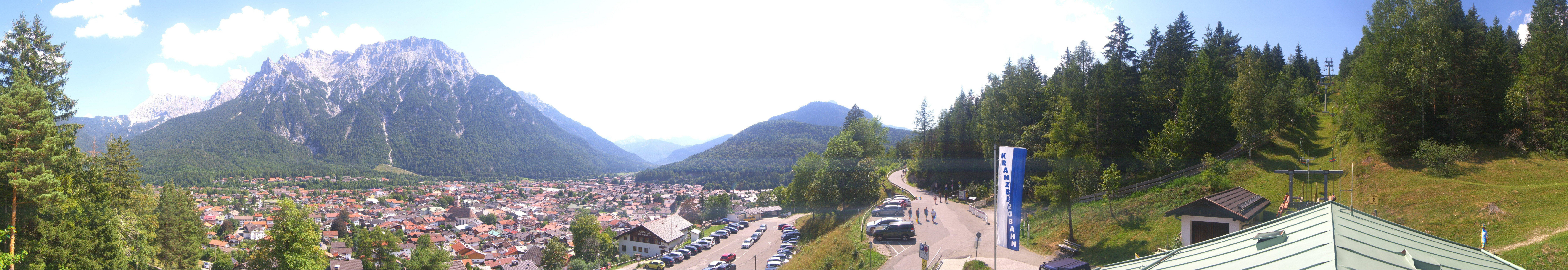 Archiv Foto Webcam Mittenwald Panoramablick