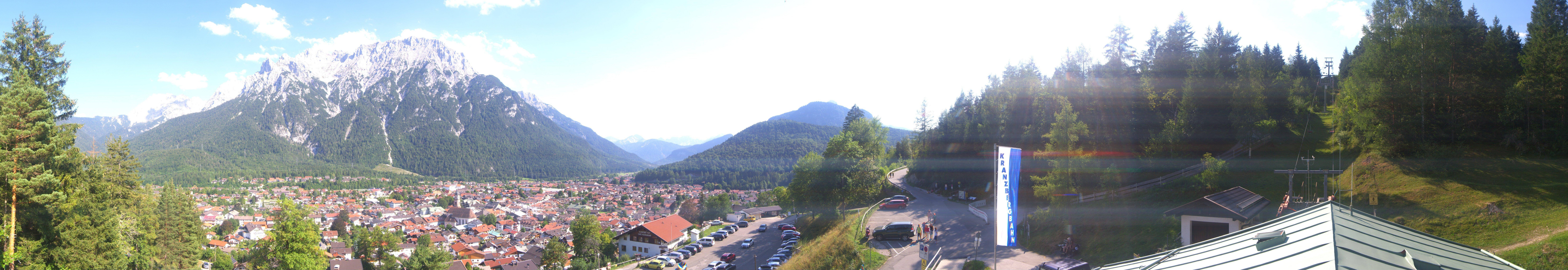 Archiv Foto Webcam Mittenwald Panoramablick