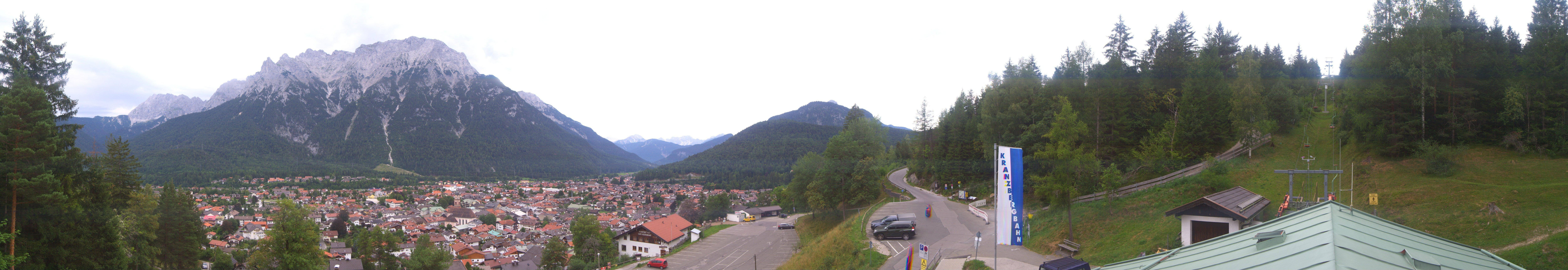 Archiv Foto Webcam Mittenwald Panoramablick