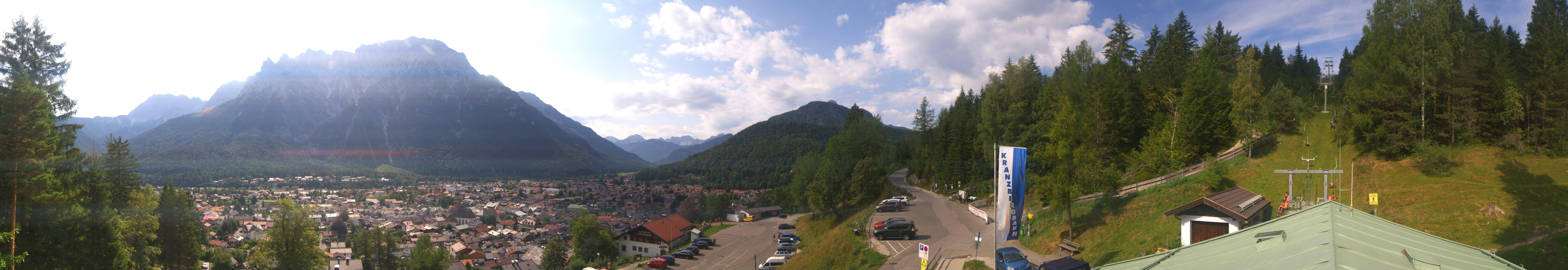 Archiv Foto Webcam Mittenwald Panoramablick