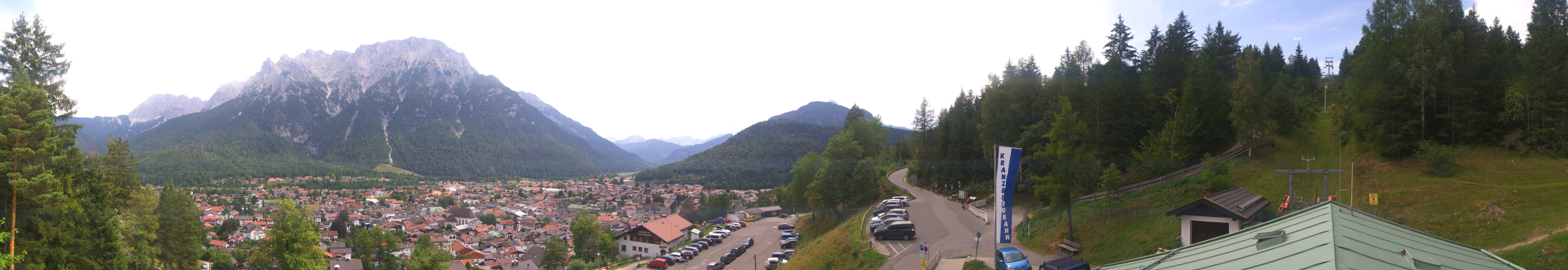 Archiv Foto Webcam Mittenwald Panoramablick