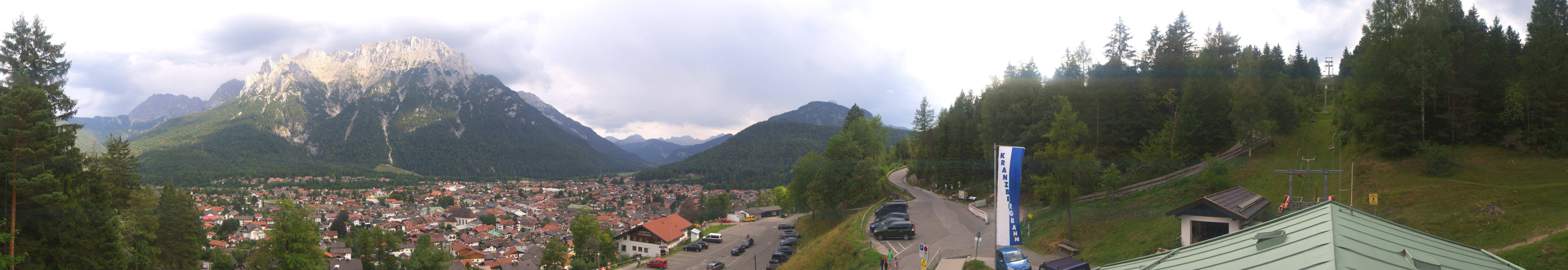 Archiv Foto Webcam Mittenwald Panoramablick