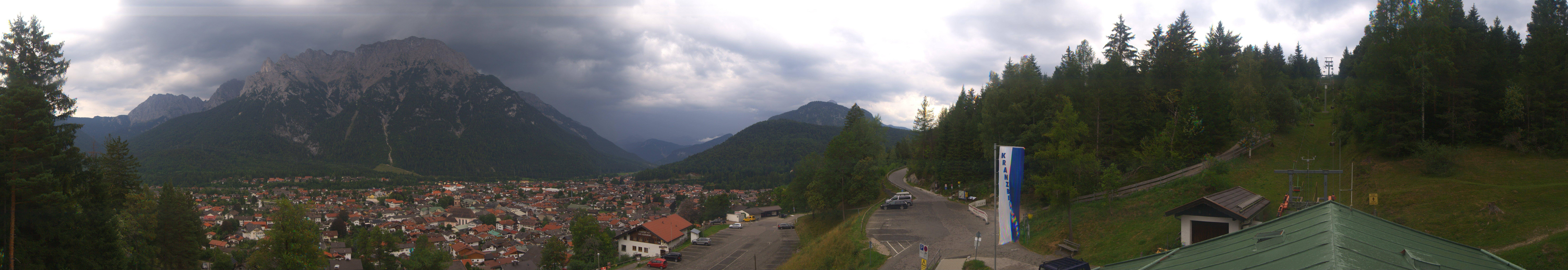 Archiv Foto Webcam Mittenwald Panoramablick