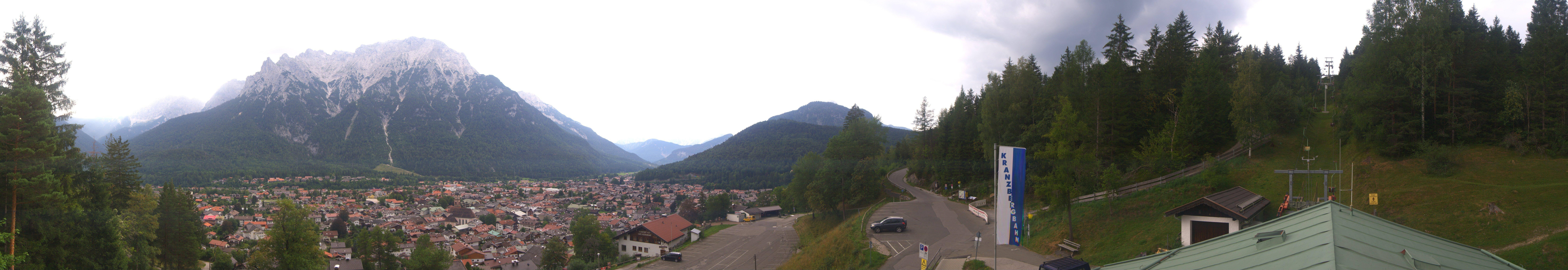 Archiv Foto Webcam Mittenwald Panoramablick