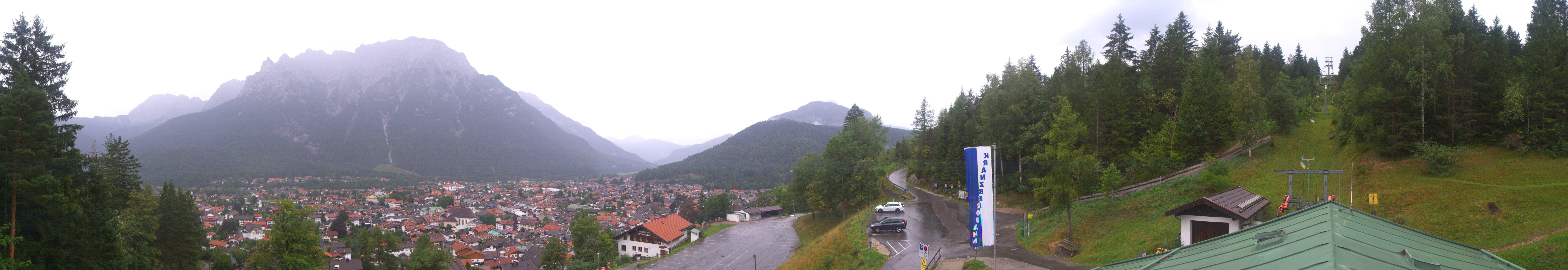 Archiv Foto Webcam Mittenwald Panoramablick