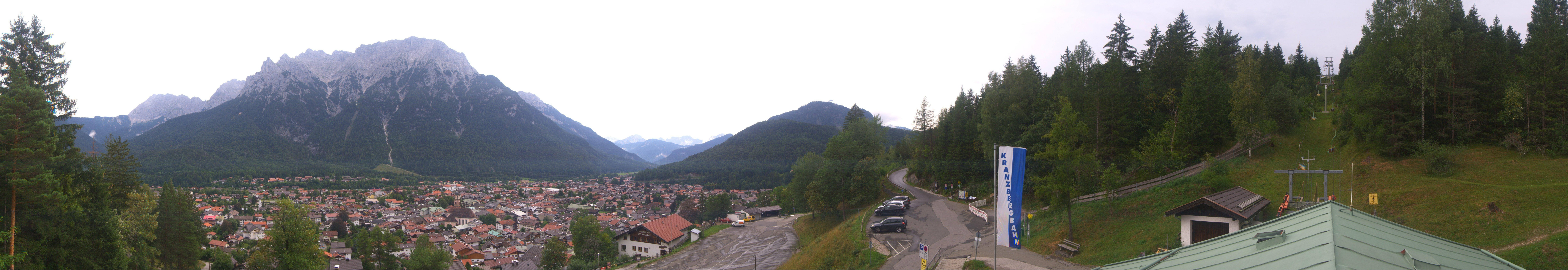 Archiv Foto Webcam Mittenwald Panoramablick