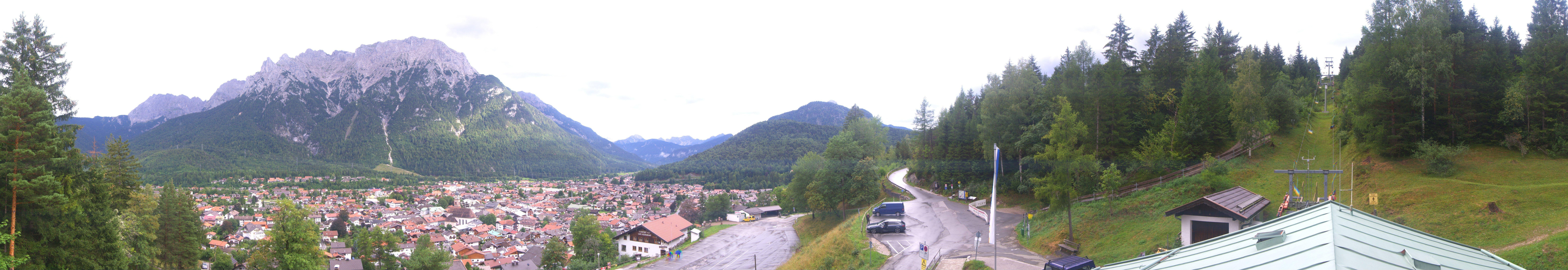 Archiv Foto Webcam Mittenwald Panoramablick