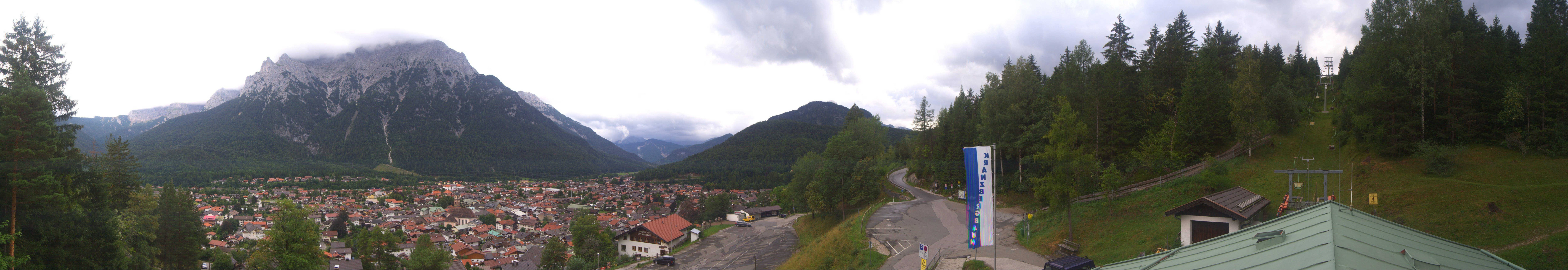 Archiv Foto Webcam Mittenwald Panoramablick