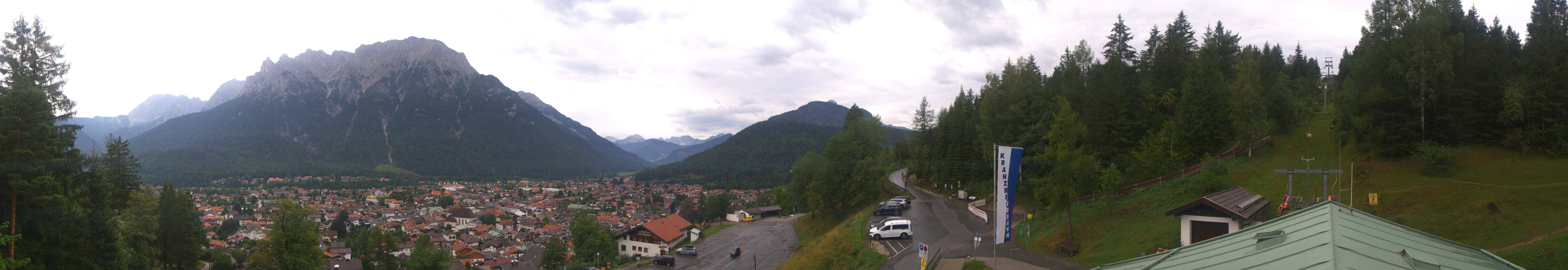 Archiv Foto Webcam Mittenwald Panoramablick