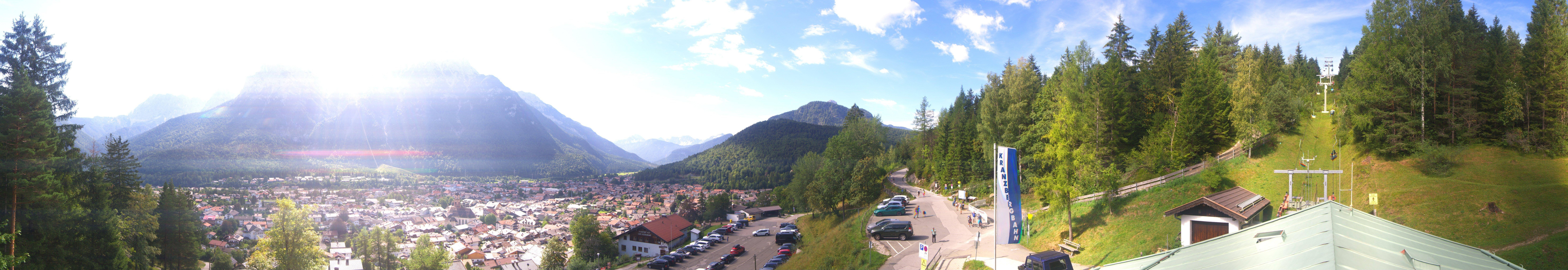 Archiv Foto Webcam Mittenwald Panoramablick