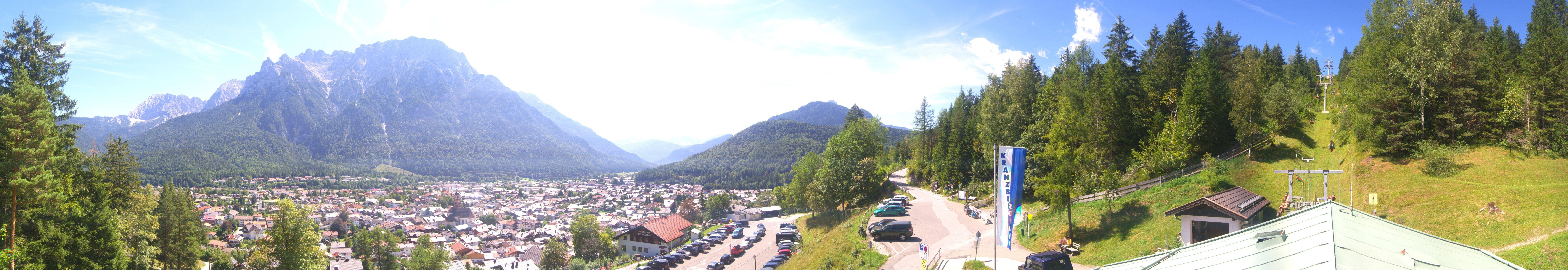 Archiv Foto Webcam Mittenwald Panoramablick