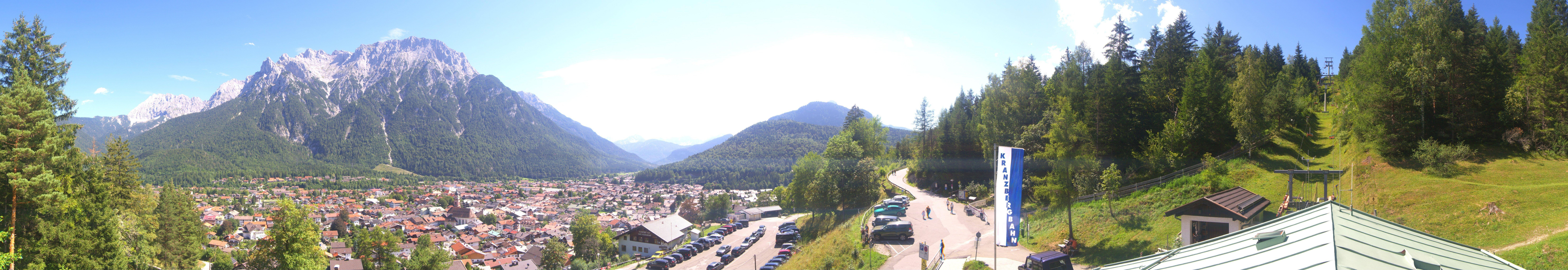Archiv Foto Webcam Mittenwald Panoramablick