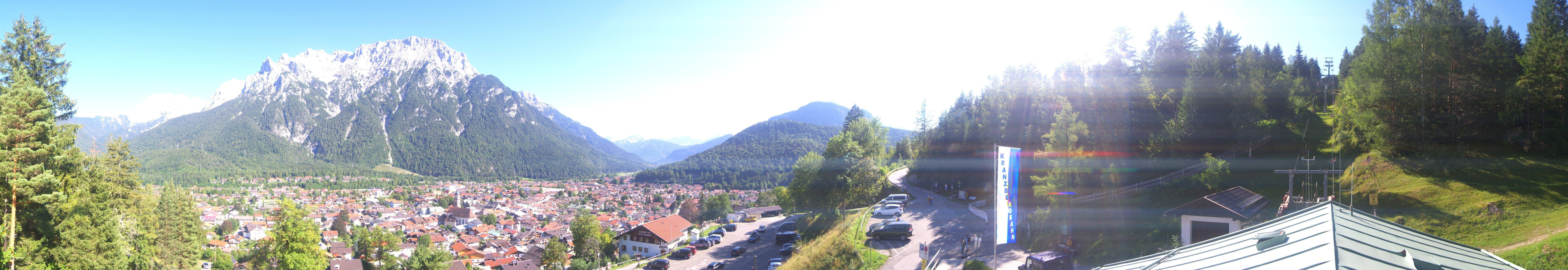 Archiv Foto Webcam Mittenwald Panoramablick