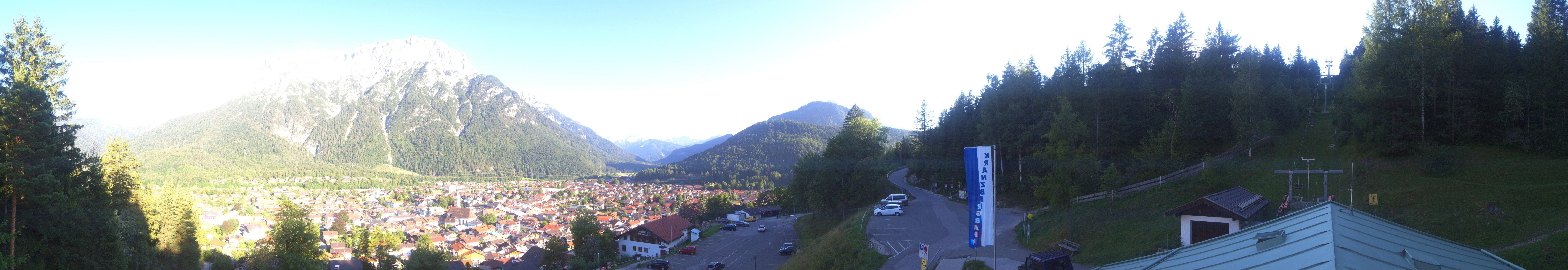 Archiv Foto Webcam Mittenwald Panoramablick