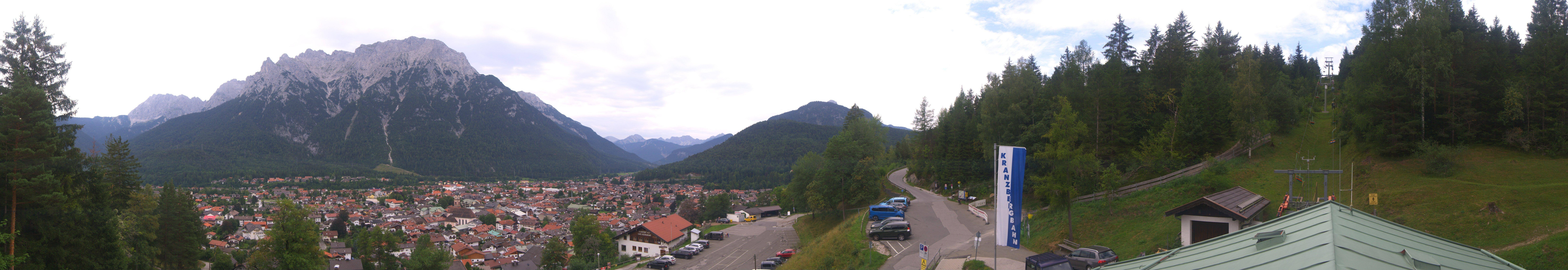 Archiv Foto Webcam Mittenwald Panoramablick