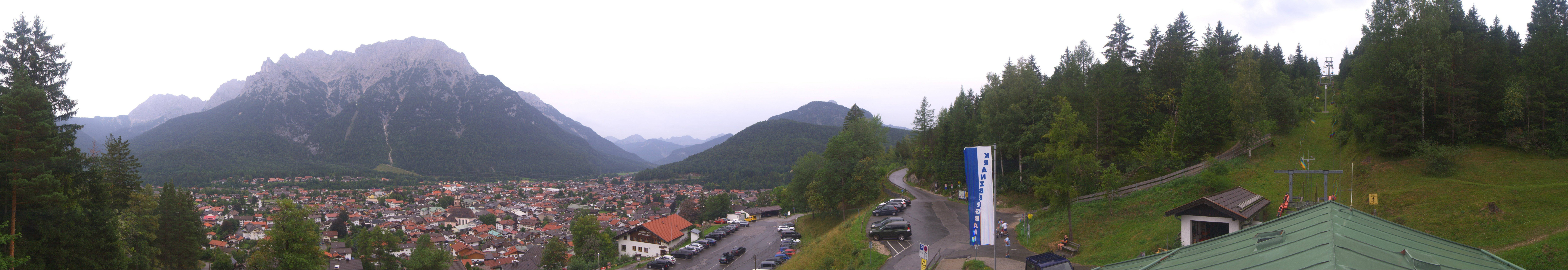 Archiv Foto Webcam Mittenwald Panoramablick