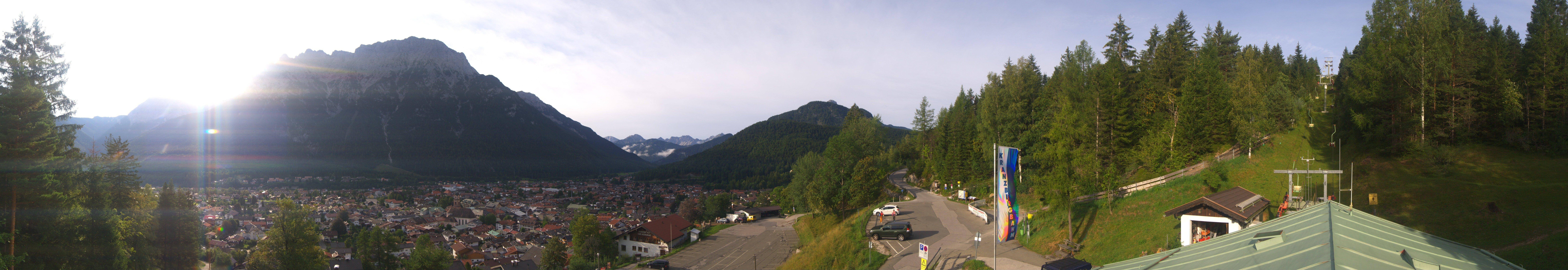Archiv Foto Webcam Mittenwald Panoramablick