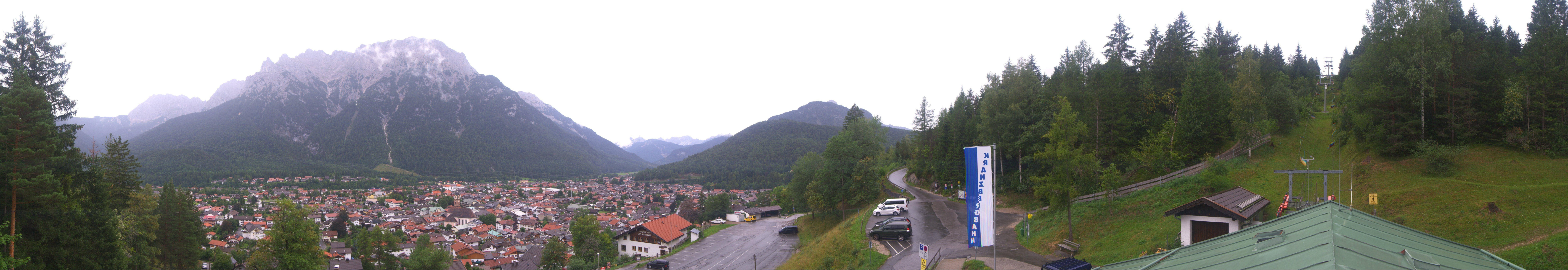 Archiv Foto Webcam Mittenwald Panoramablick