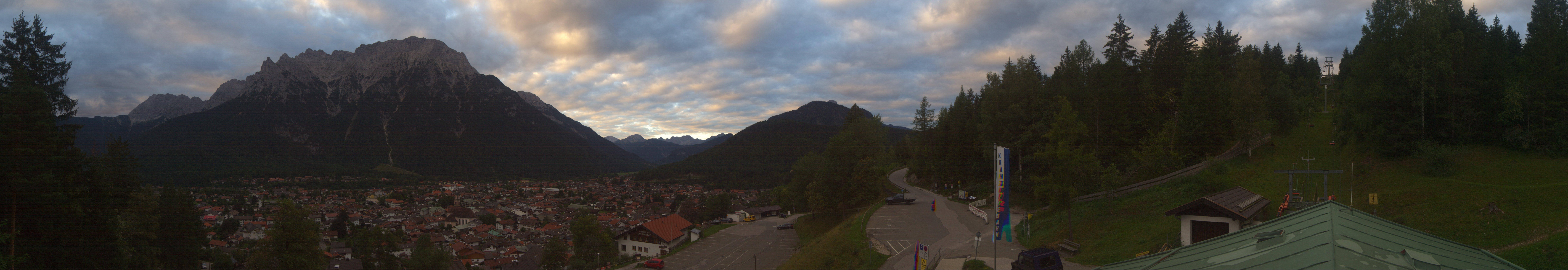 Archived image Webcam Mittenwald Panoramic view
