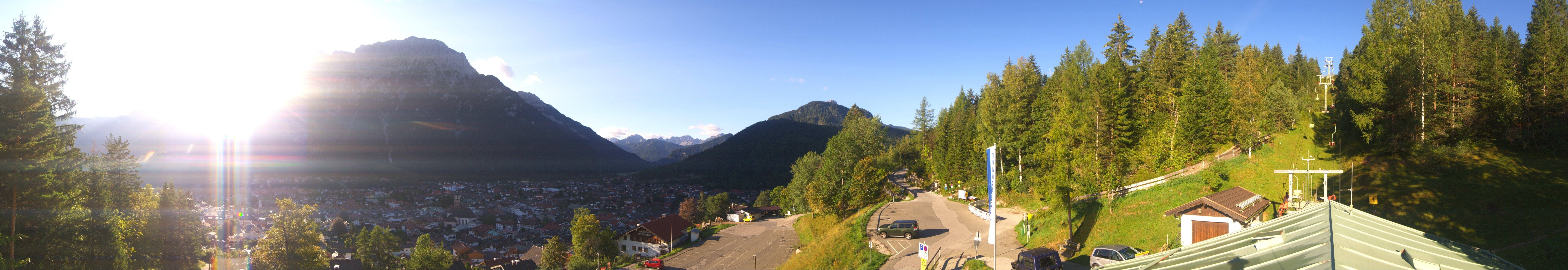 Archiv Foto Webcam Mittenwald Panoramablick
