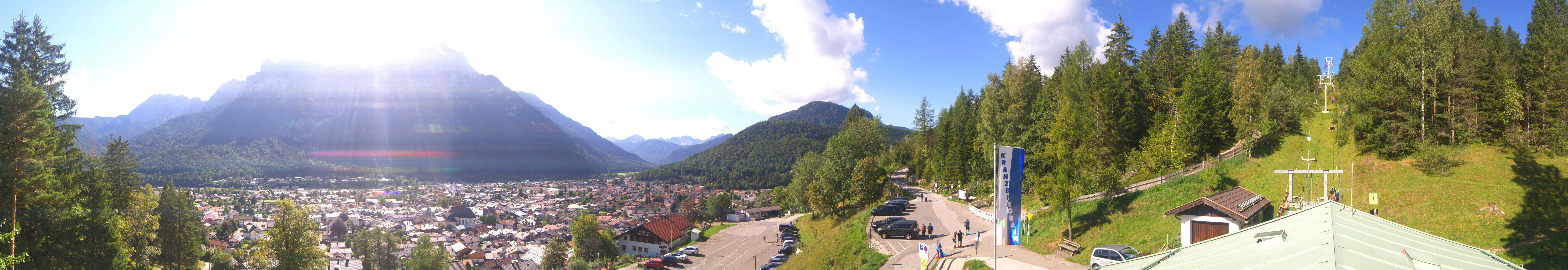 Archiv Foto Webcam Mittenwald Panoramablick