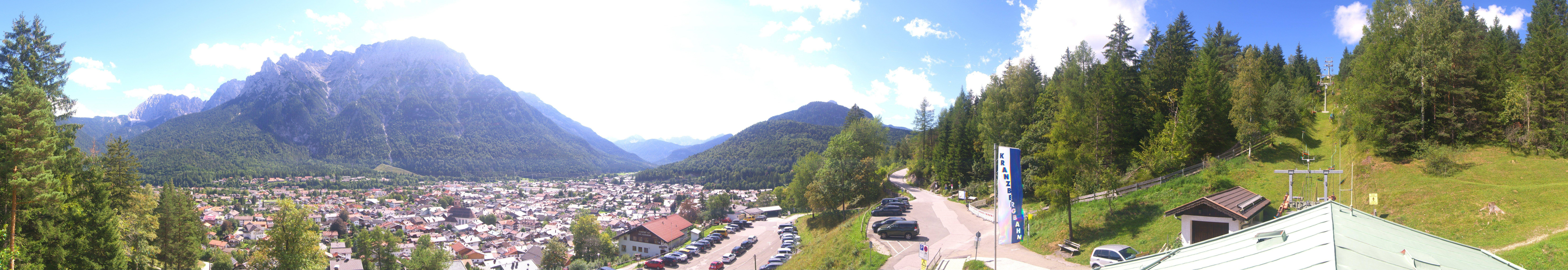 Archiv Foto Webcam Mittenwald Panoramablick