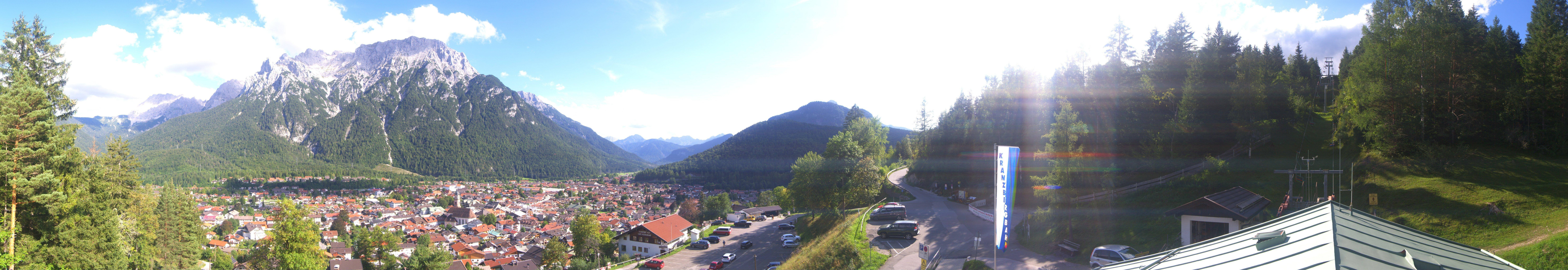 Archiv Foto Webcam Mittenwald Panoramablick