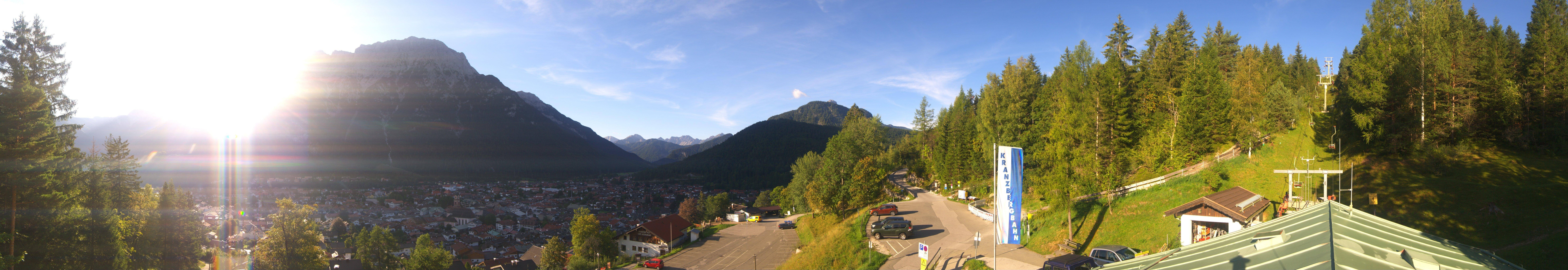 Archiv Foto Webcam Mittenwald Panoramablick