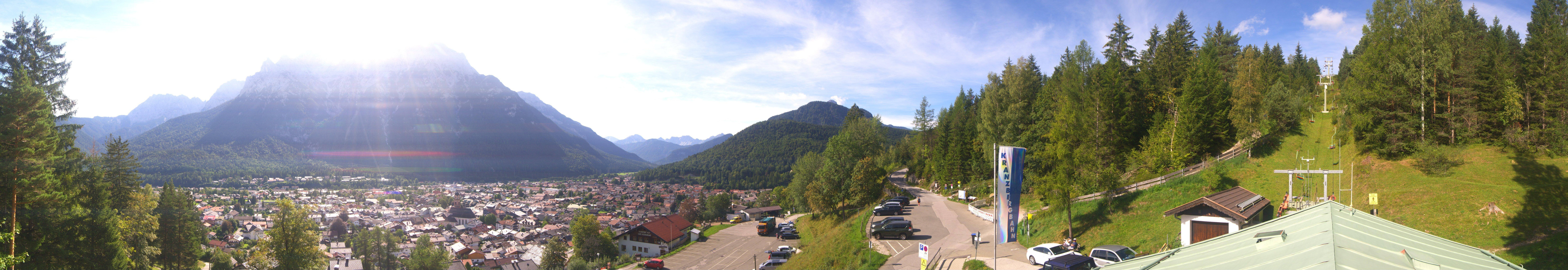 Archiv Foto Webcam Mittenwald Panoramablick