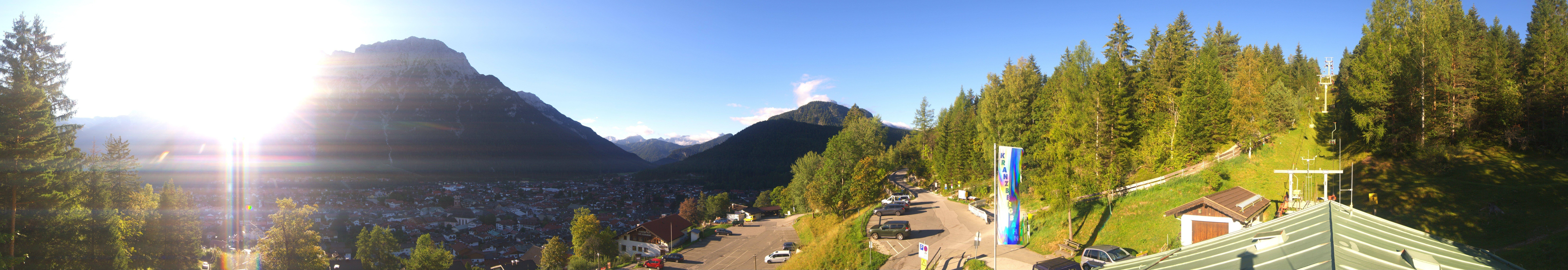 Archiv Foto Webcam Mittenwald Panoramablick