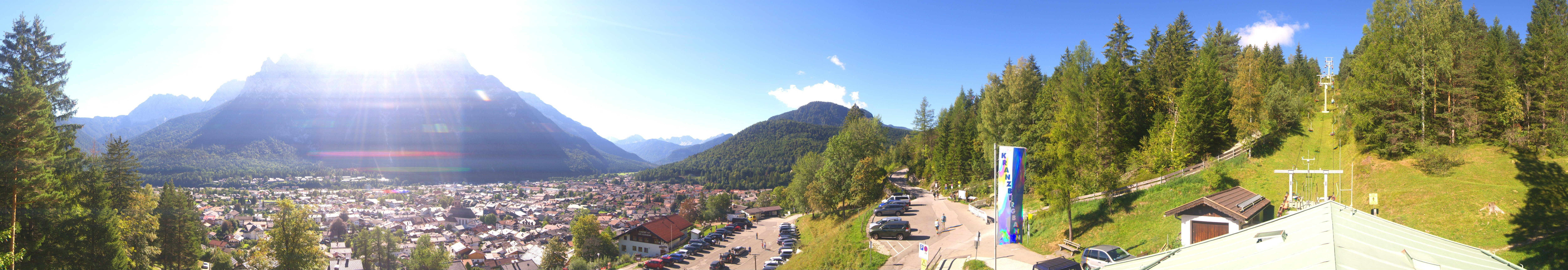 Archiv Foto Webcam Mittenwald Panoramablick