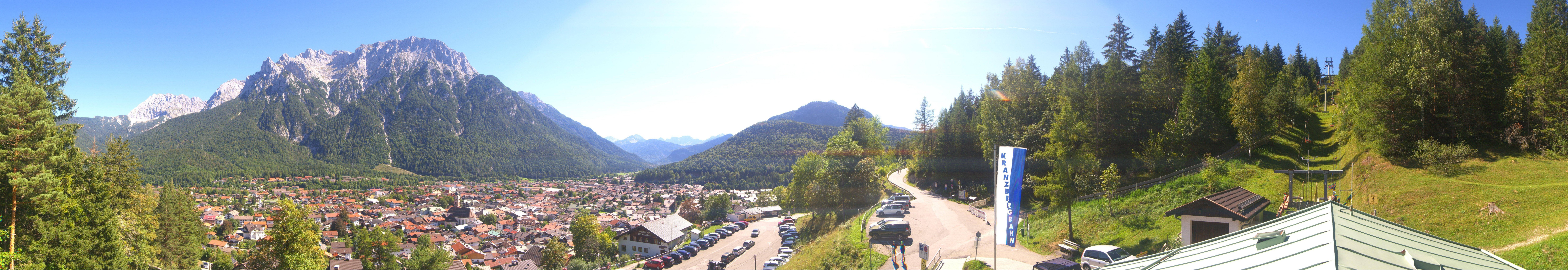 Archiv Foto Webcam Mittenwald Panoramablick