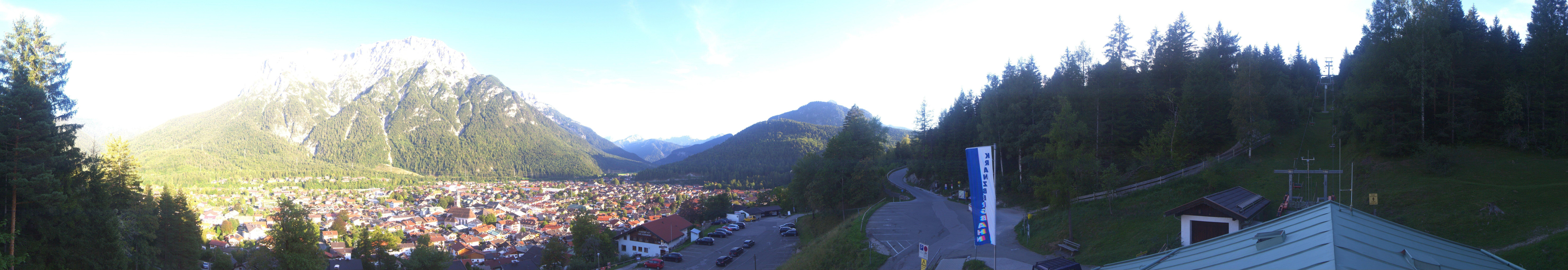Archiv Foto Webcam Mittenwald Panoramablick