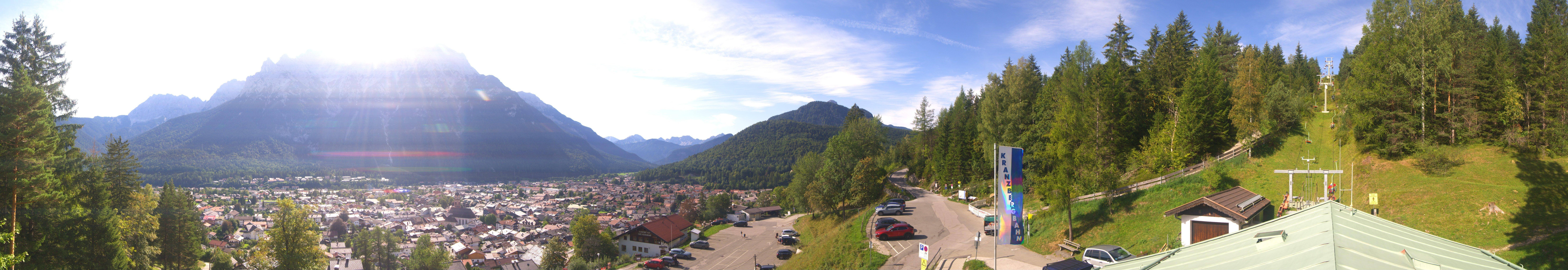 Archiv Foto Webcam Mittenwald Panoramablick