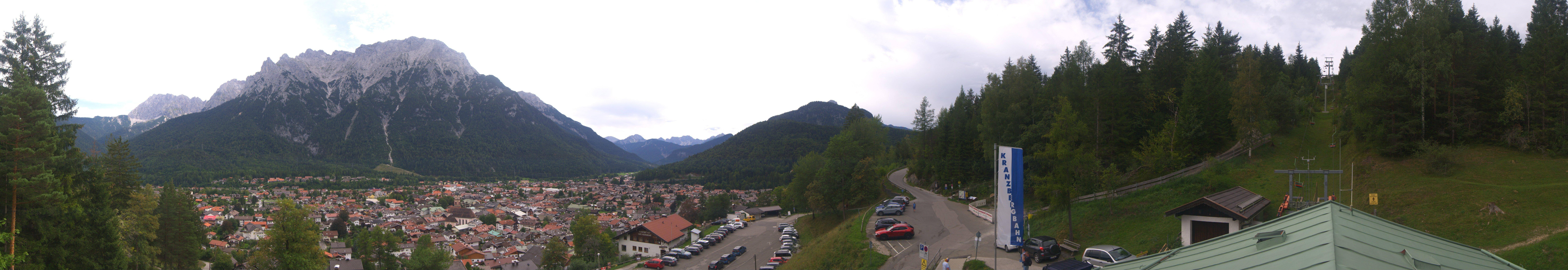 Archiv Foto Webcam Mittenwald Panoramablick