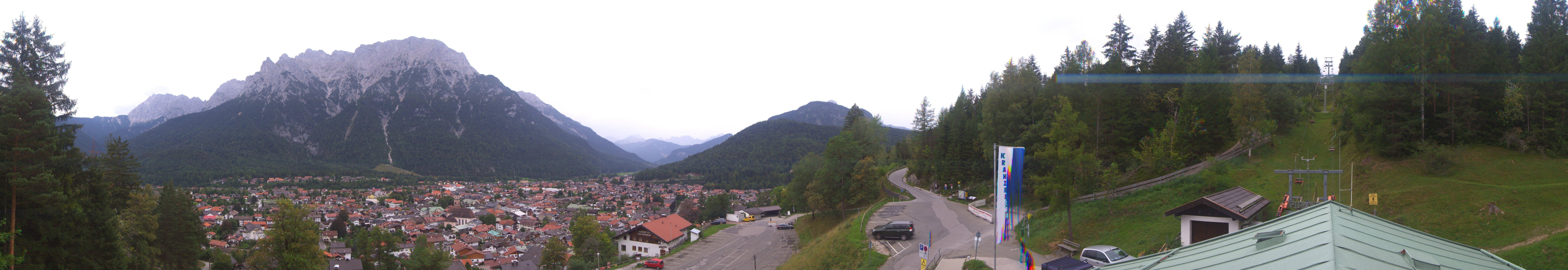 Archiv Foto Webcam Mittenwald Panoramablick