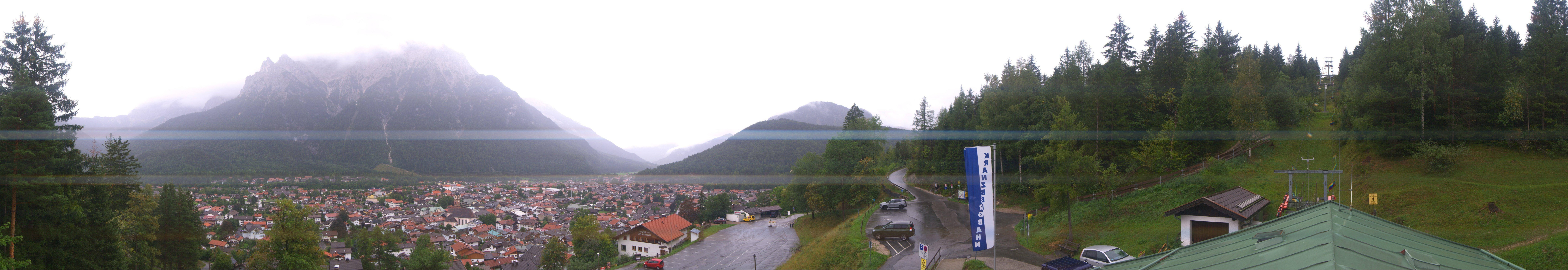 Archiv Foto Webcam Mittenwald Panoramablick