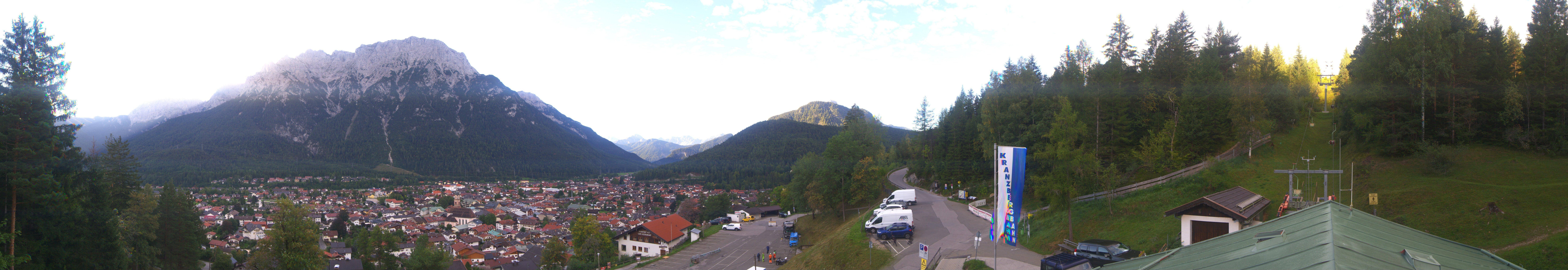 Archiv Foto Webcam Mittenwald Panoramablick