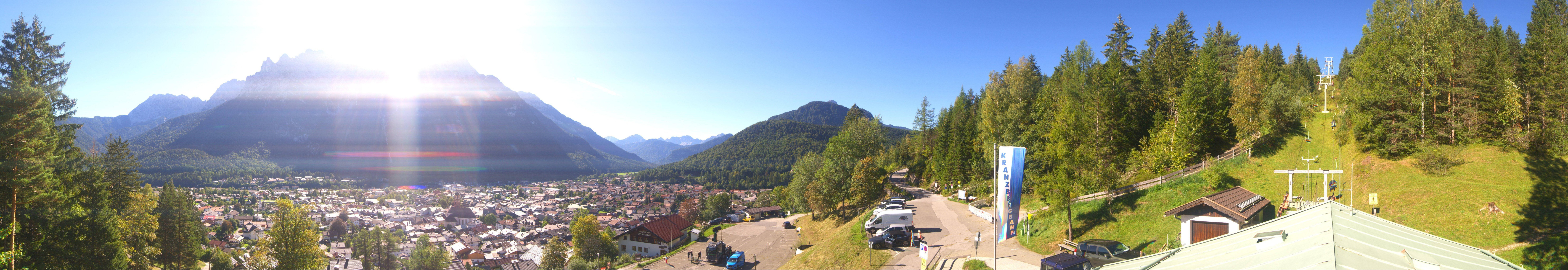 Archiv Foto Webcam Mittenwald Panoramablick