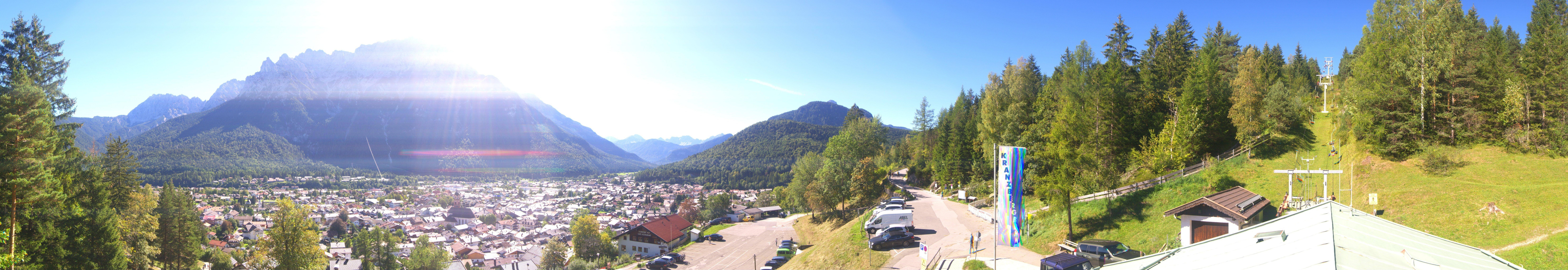 Archiv Foto Webcam Mittenwald Panoramablick