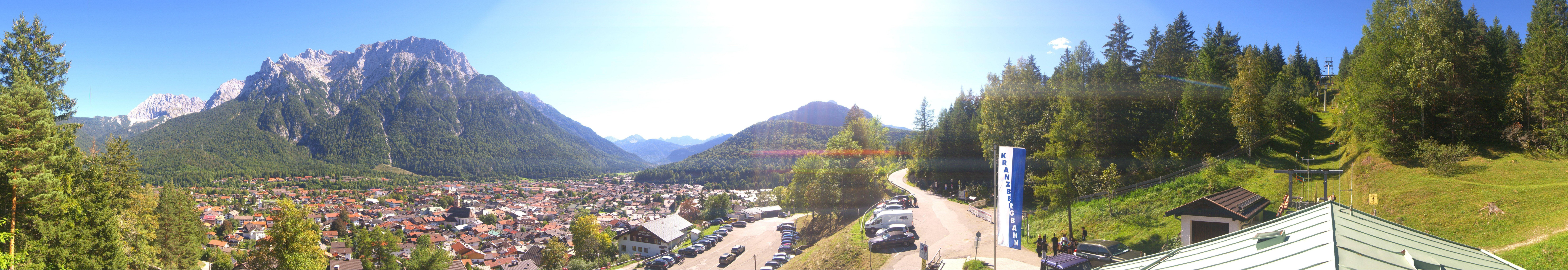 Archiv Foto Webcam Mittenwald Panoramablick