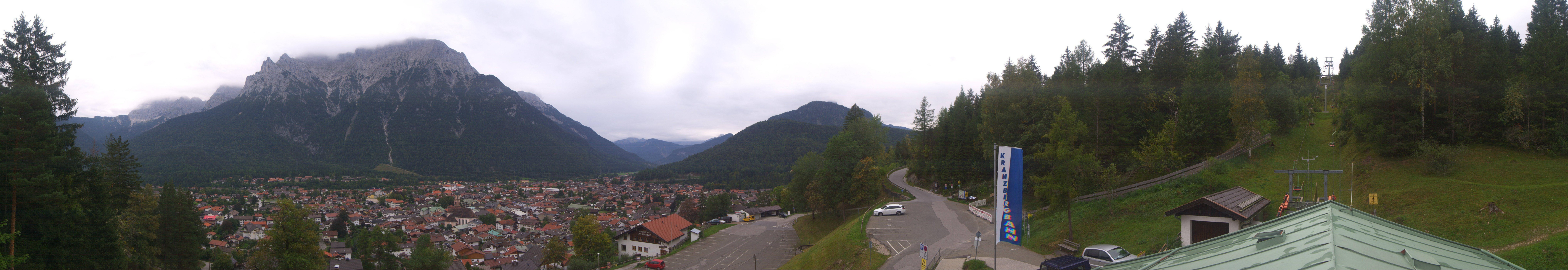 Archiv Foto Webcam Mittenwald Panoramablick