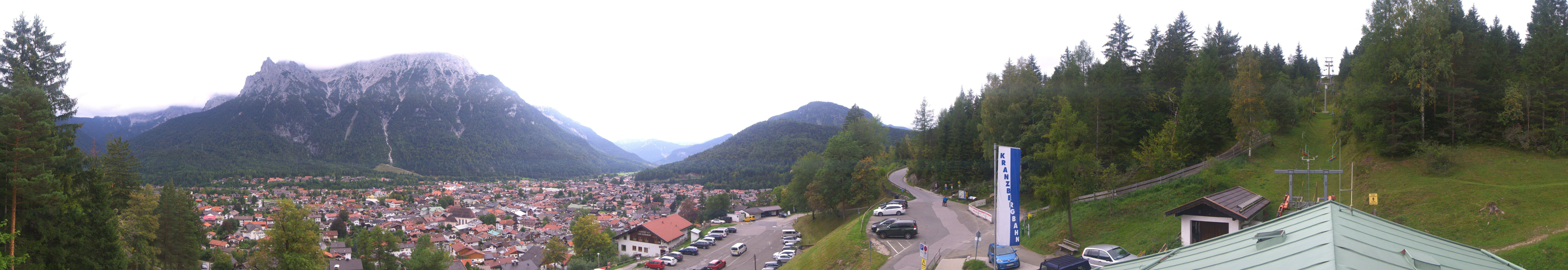 Archiv Foto Webcam Mittenwald Panoramablick