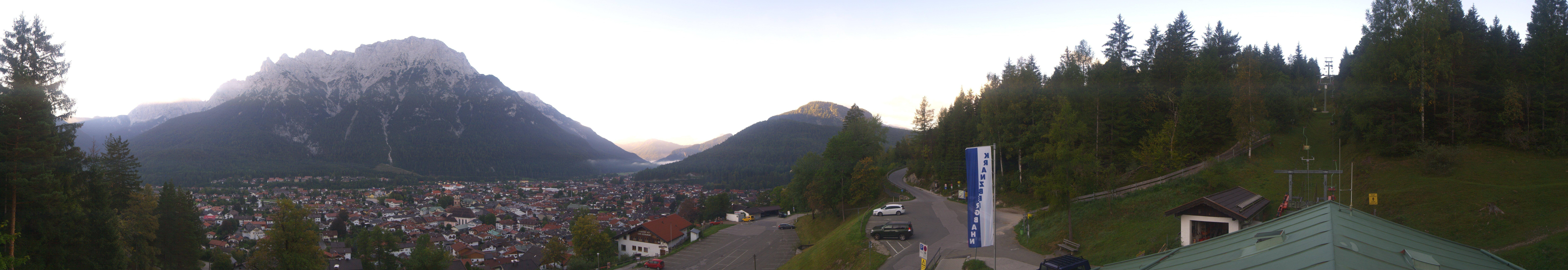 Archived image Webcam Mittenwald Panoramic view